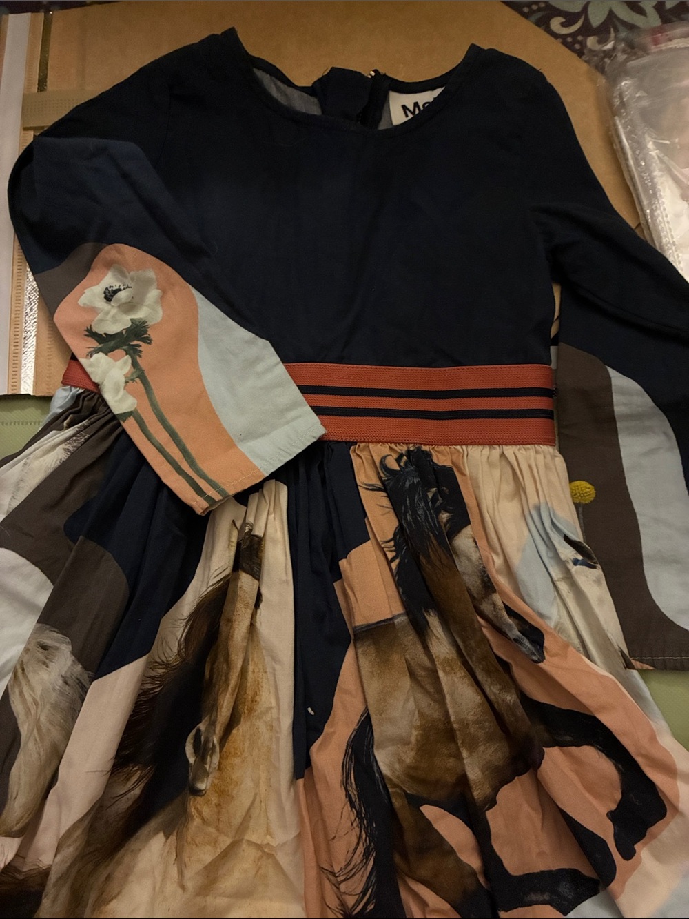 Molo Northen Horse Spirit dress.